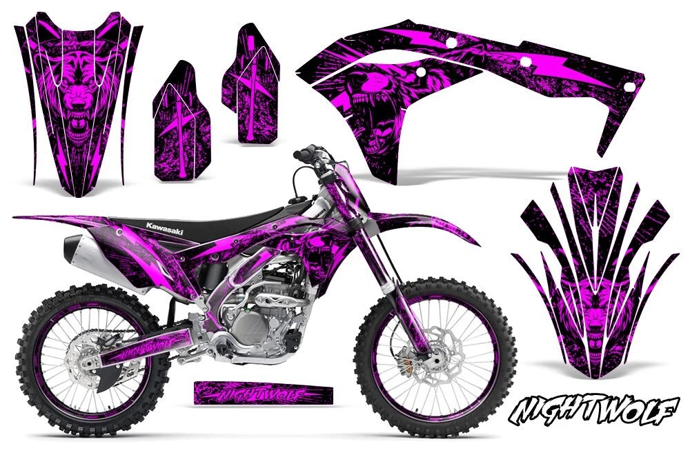 Graphic Stickers +#PLT/RIM Decals for Kawasaki KX250F (2017–2020)