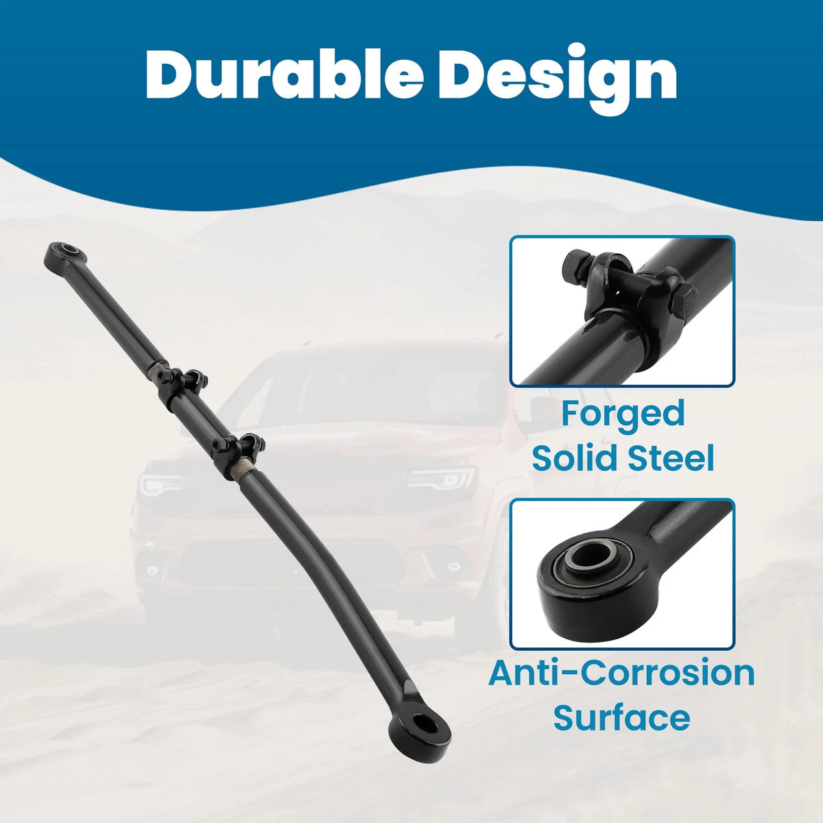Adjustable Front Track Bar for Ford F250 F350 (2005–2016) 849EFC
