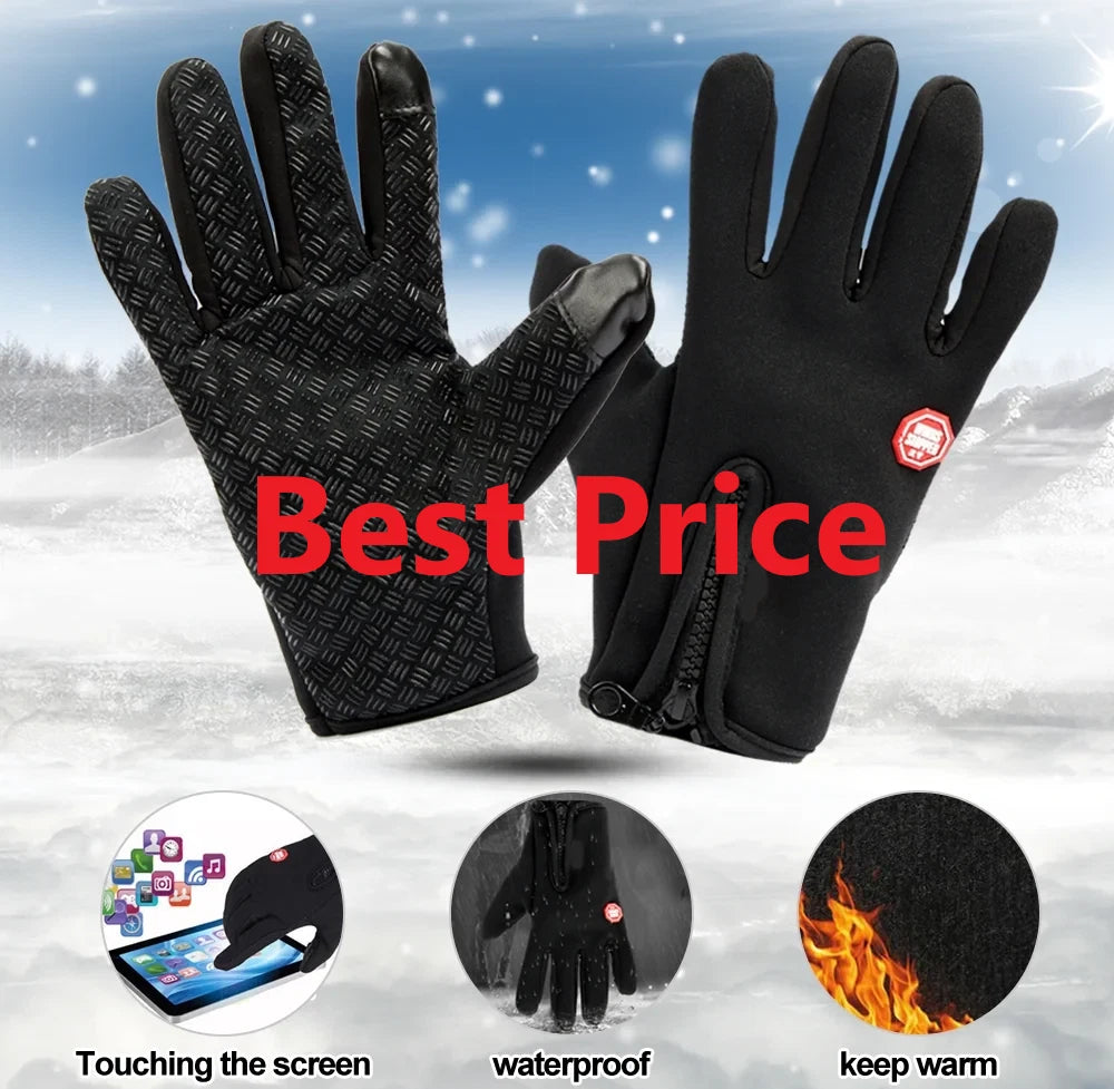 500x Thermal Windproof Waterproof Winter Gloves Touch Screen Mittens