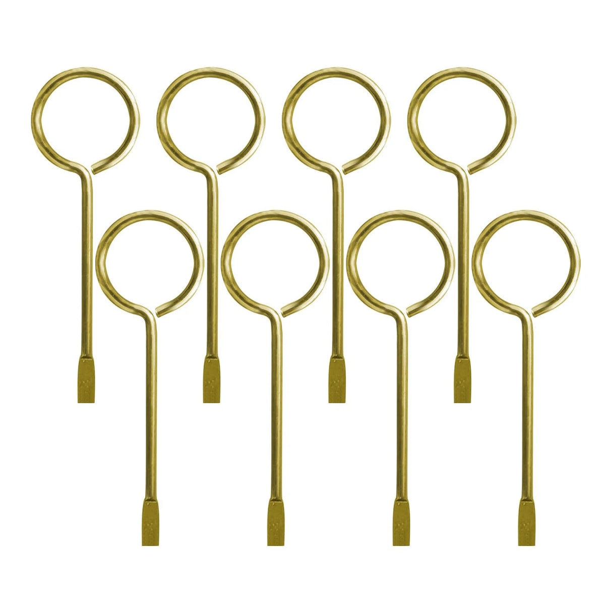 Interior Emergency Key for Privacy Bathroom/Bedroom (8, Gold)