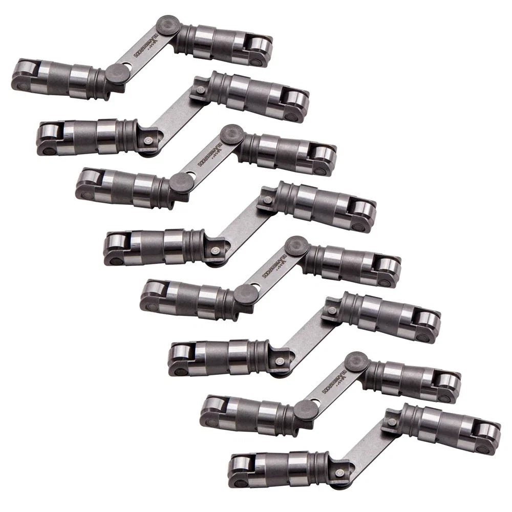 16 Pcs Hydraulic Roller Lifter Set for Ford 302 289 221 255 260 400M 351M 351W