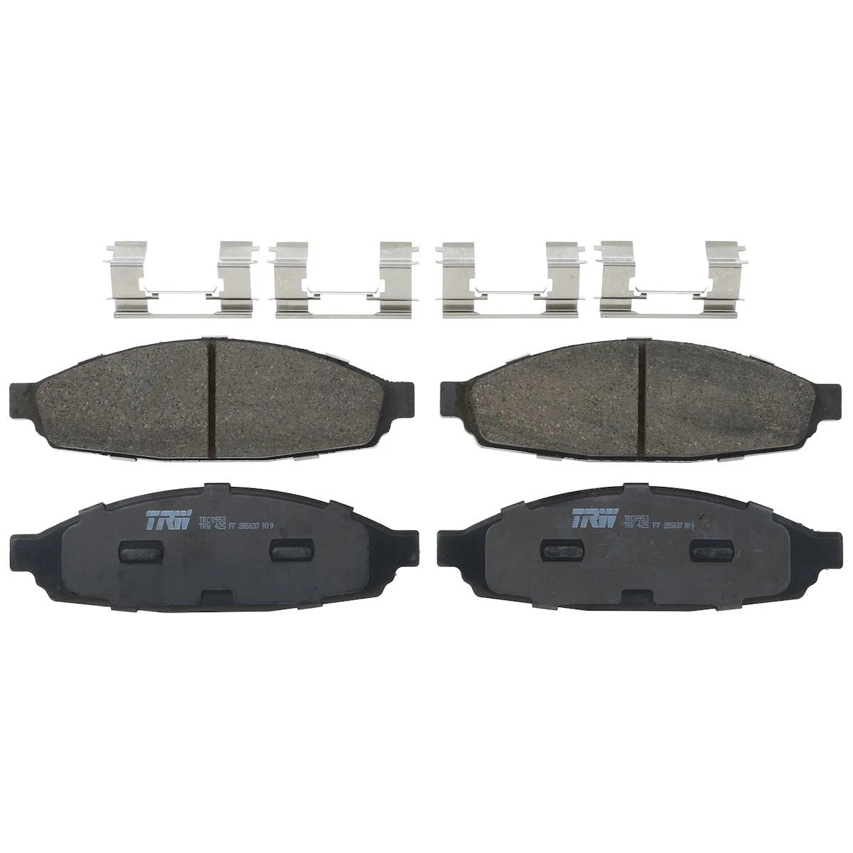 2X TRC0953 Brake Pad Set Front for Lincoln Aviator (2003–2005)
