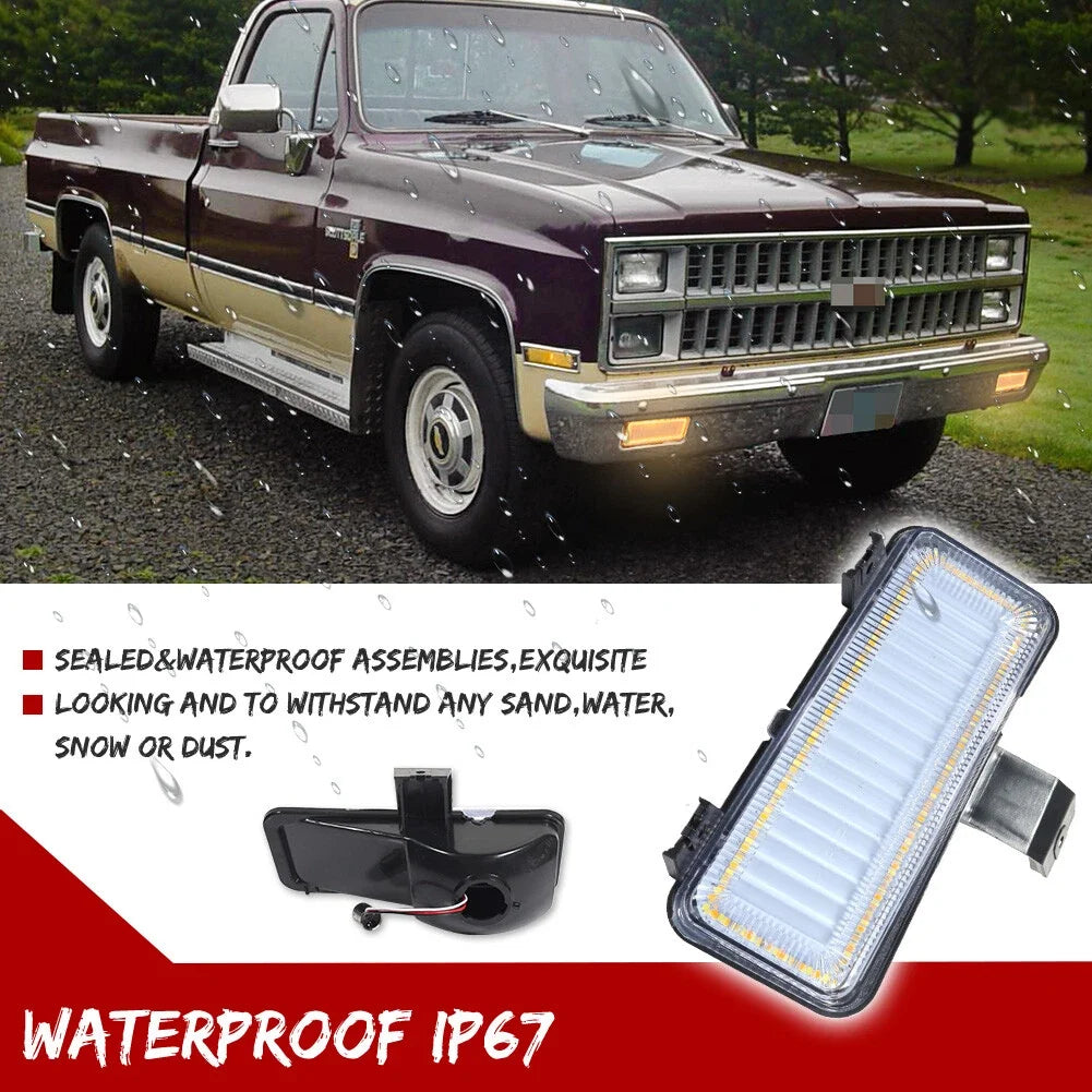 Signal Corner Parking Lights for Chevrolet GMC PU Blazer Jimmy (1981–1982)