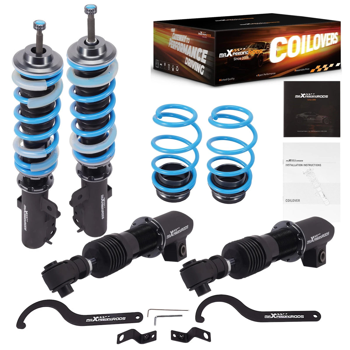24 Way Adjustable Coilovers for Kia Soul (2010–2013) R4D67Z