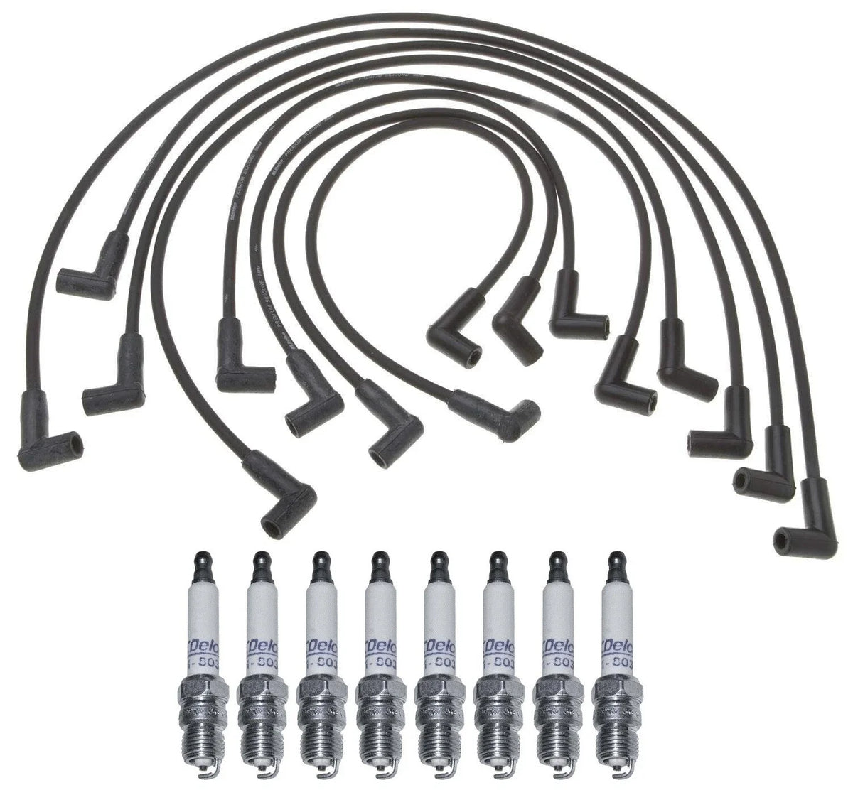Pro Ignition Wire Set & ACDelco .045" Spark Plugs Kit for GMC Jimmy (V8)