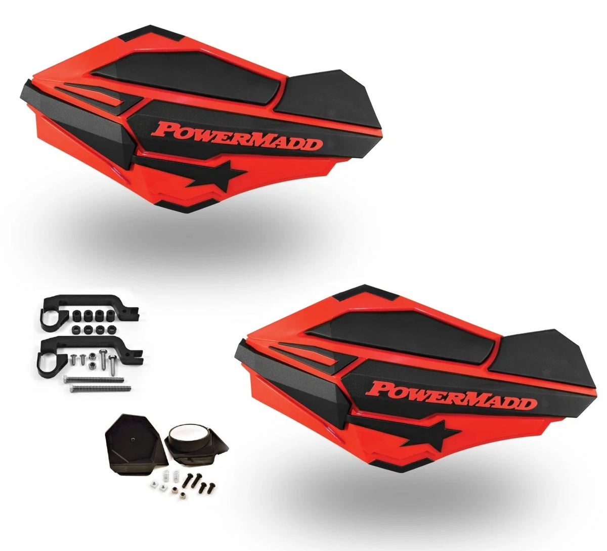 Powermadd Sentinel Mirror Hand Guards Kit for Snowmobile (34402)