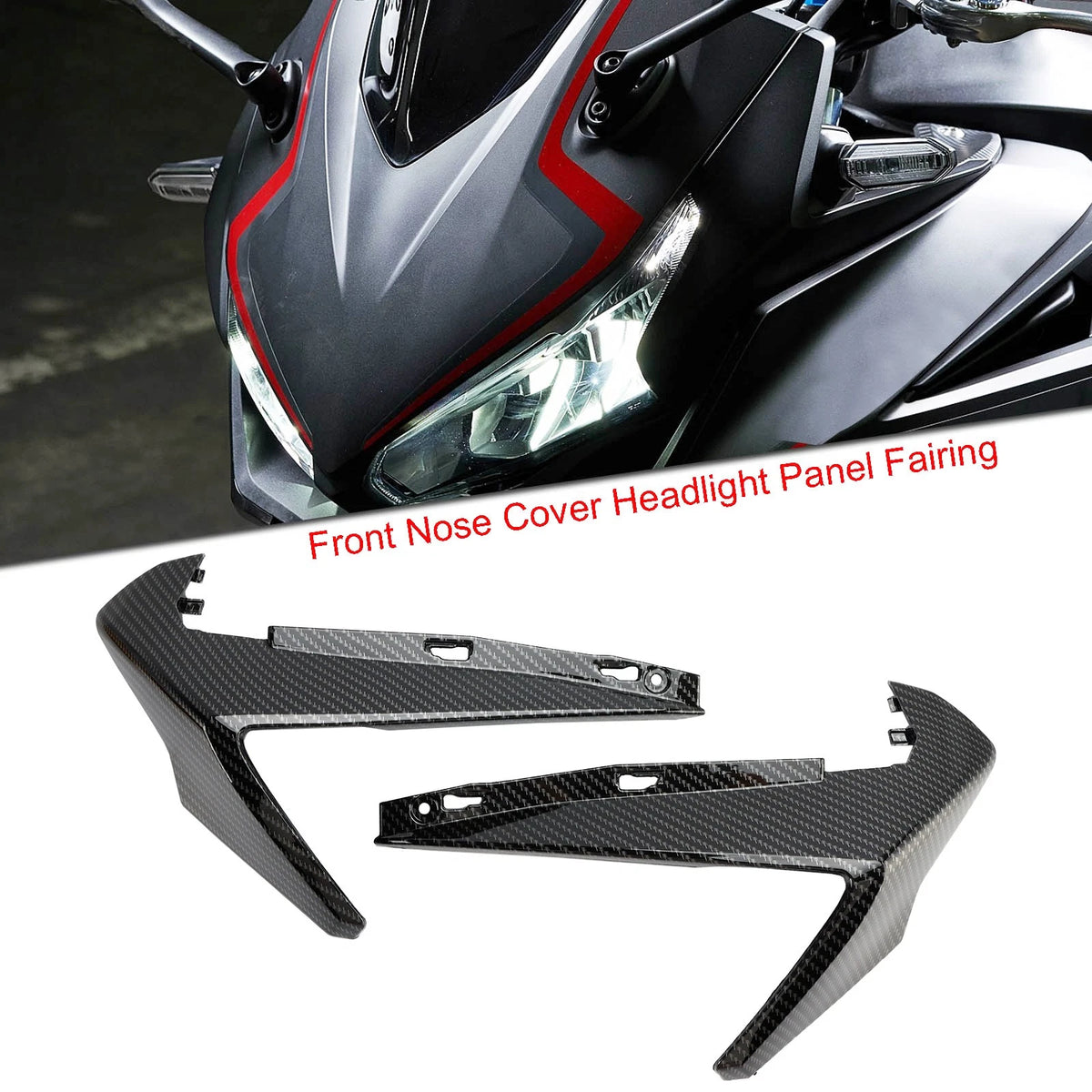 Front Nose Cover Headlight Panel for Honda CBR500R (2019–2021) M549-A263-CBN
