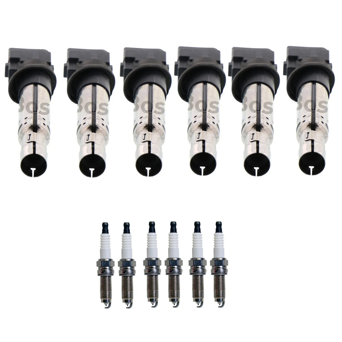Set of 6 Ignition Coils & Iridium Spark Plugs for Audi Q7, VW Atlas V6