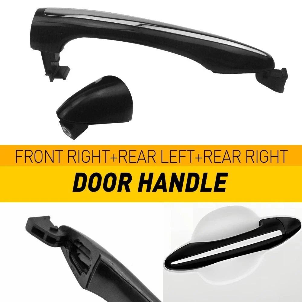 Set of 2 Outside Door Handles for Kia Forte Cerato (2014–2018)