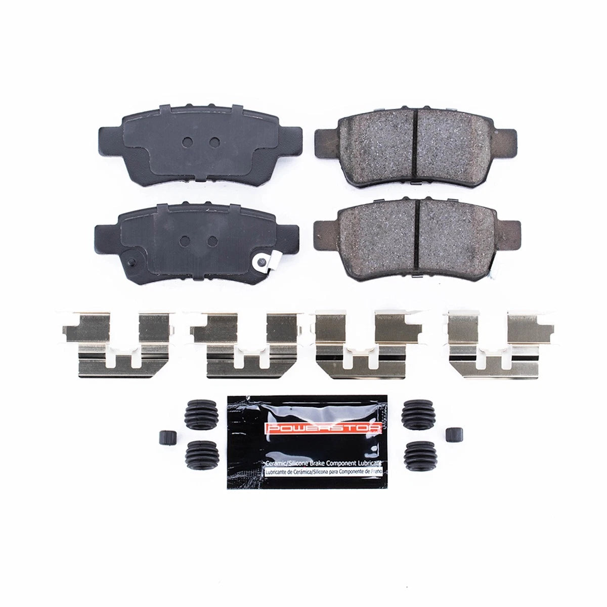 2X Z23-1088 Powerstop Brake Pad Set Rear for Honda Odyssey (2005–2010)