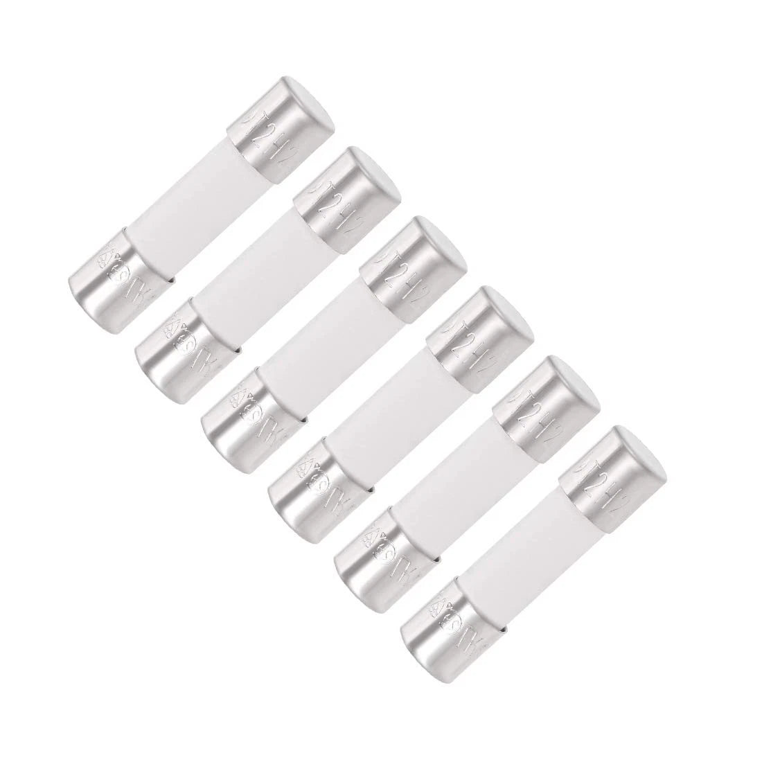 2X Ceramic Cartridge Fuses 2A 250V 5x20mm Slow Blow Replacement