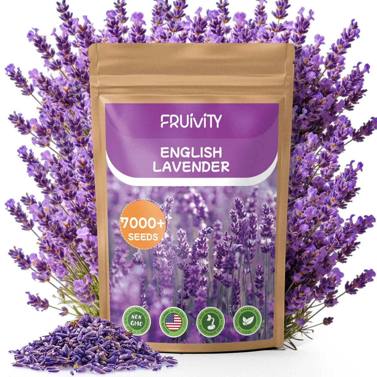 7,000 Lavender Seeds Non-GMO (Large 0.75 Ounce)