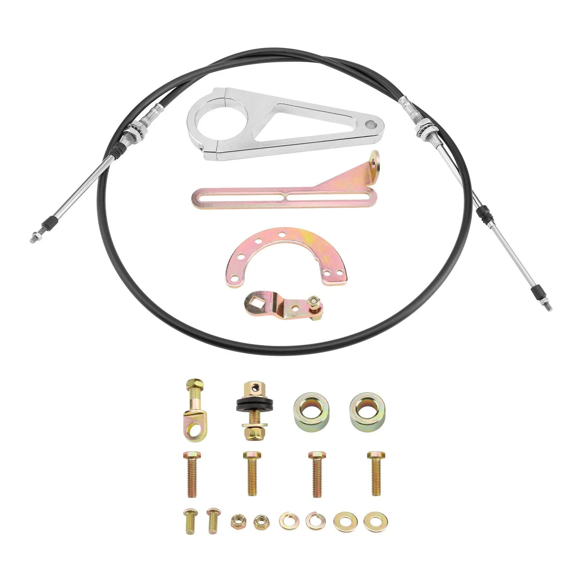 2" Aftermarket Transmission Cable Column Shift Linkage Kit for GM TH350 (1970–1980) ACA-1804