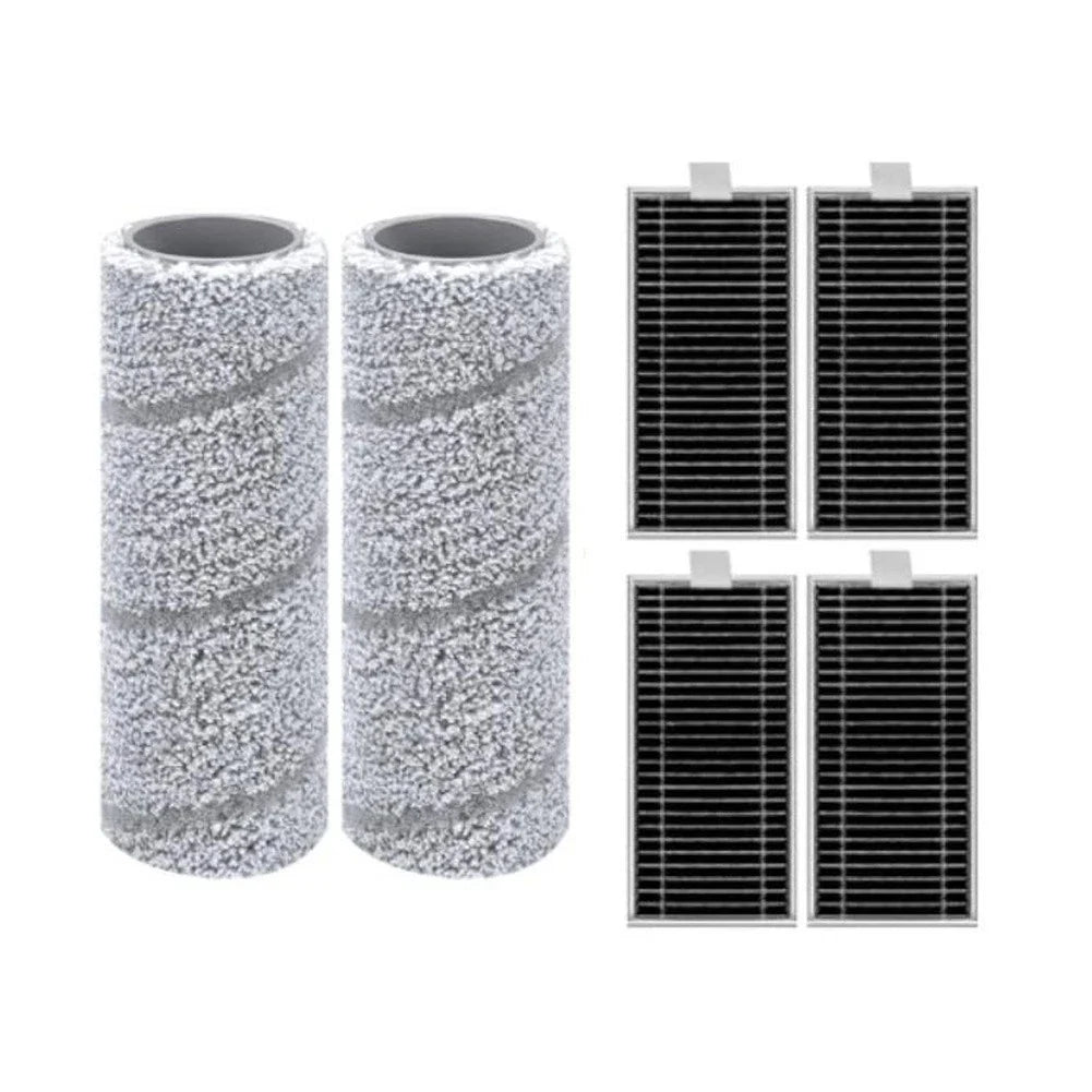 2 Mopping Roller Brushes with 4 HEPA Filters for Ecovacs X11 (2021–2023)