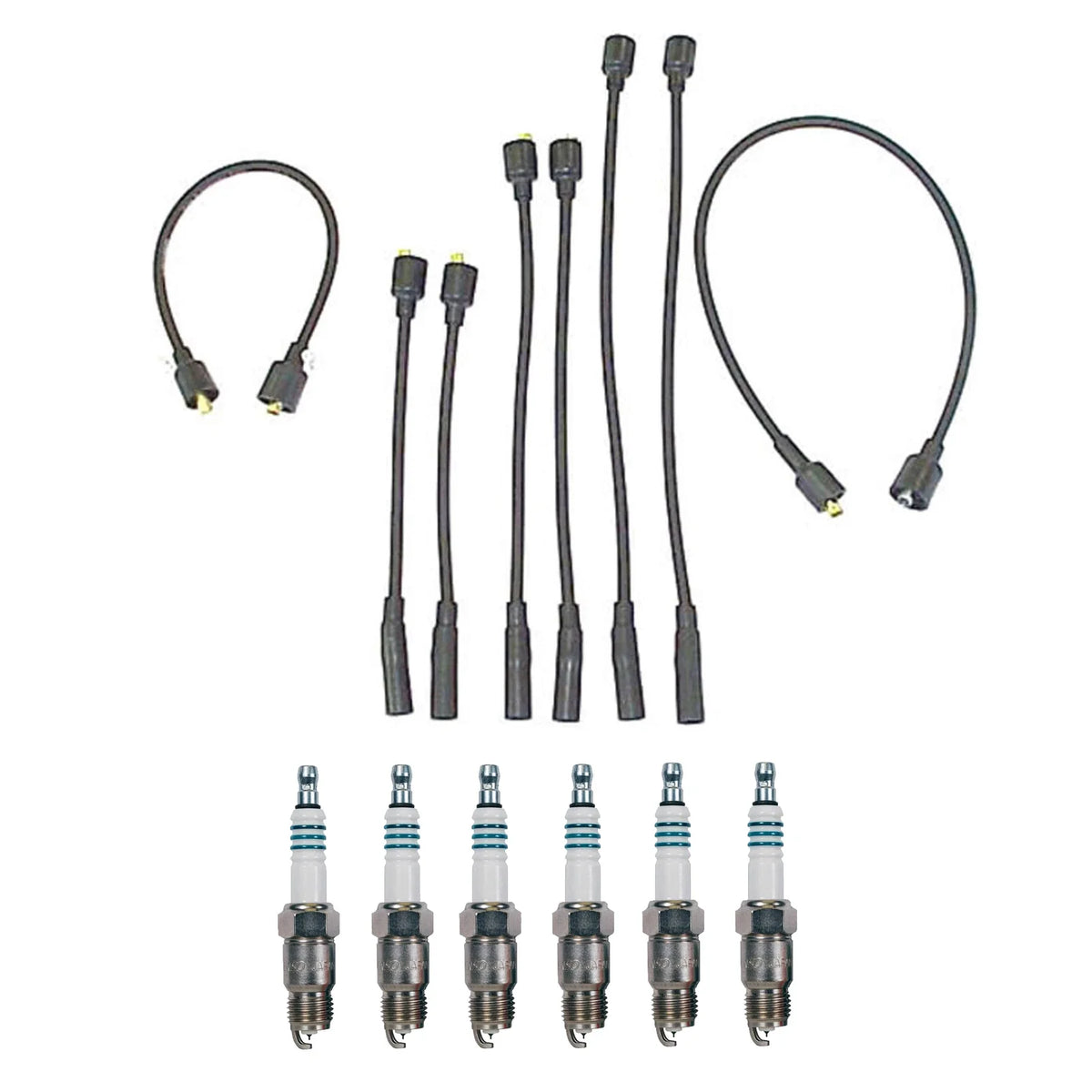 Denso Wire Set & 6 Iridium Power Spark Plugs Kit for Chrysler Dodge 3.7 (2007–2010)