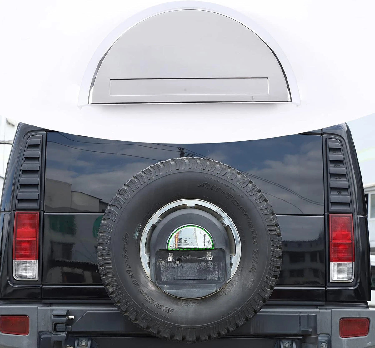 License Plate Dome Top Cover for Hummer H2 (2003–2009)