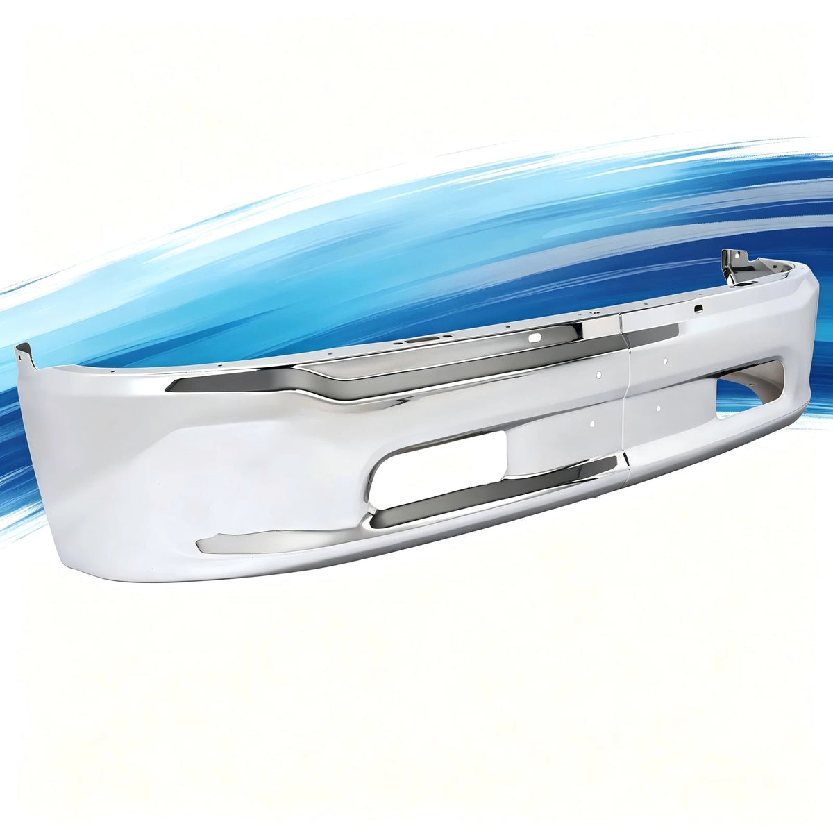 Chrome Front Bumper Face Bar for Ram 1500 (2013–2024) CON-A000000313, 68160855AC