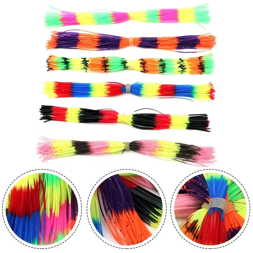 Fishing Lures Skirts Silicone Tackle 2.4g/pcs