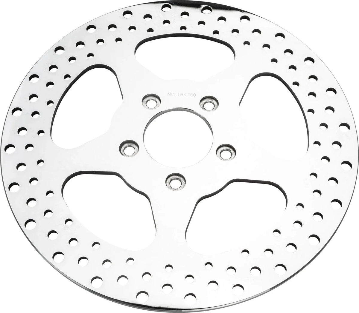 5 Spoke Brake Rotor Front 11.5" Polished for Harley-Davidson FLHR