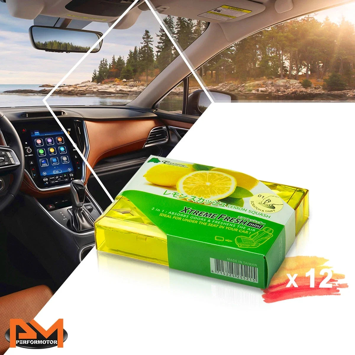 Air Freshener for Car/Truck/Home/Office (Lemon Squash, 2.8oz)