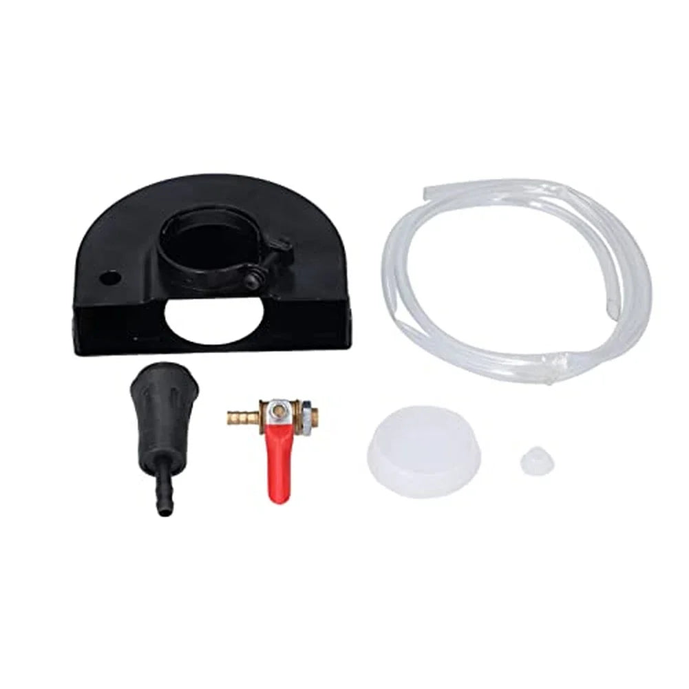 Water-Assisted Dust Cover for Angle Grinder (12 x 9 cm) Steel Black