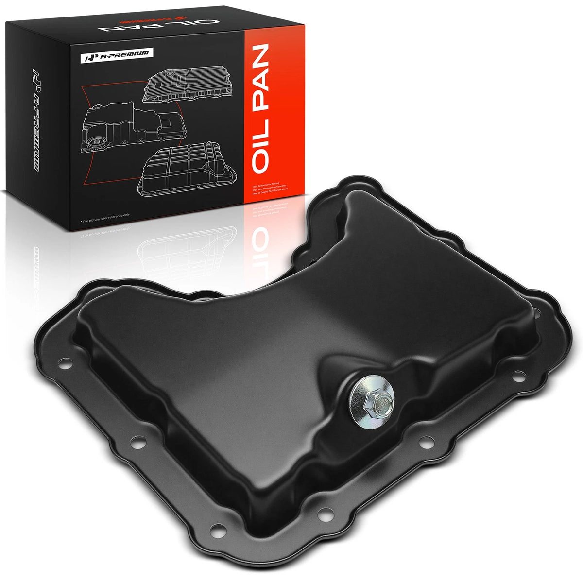 Lower Engine Oil Pan with Drain Plug for Jeep Cherokee, Compass (2019–2023) - 5048407AB, 266-055, 266055