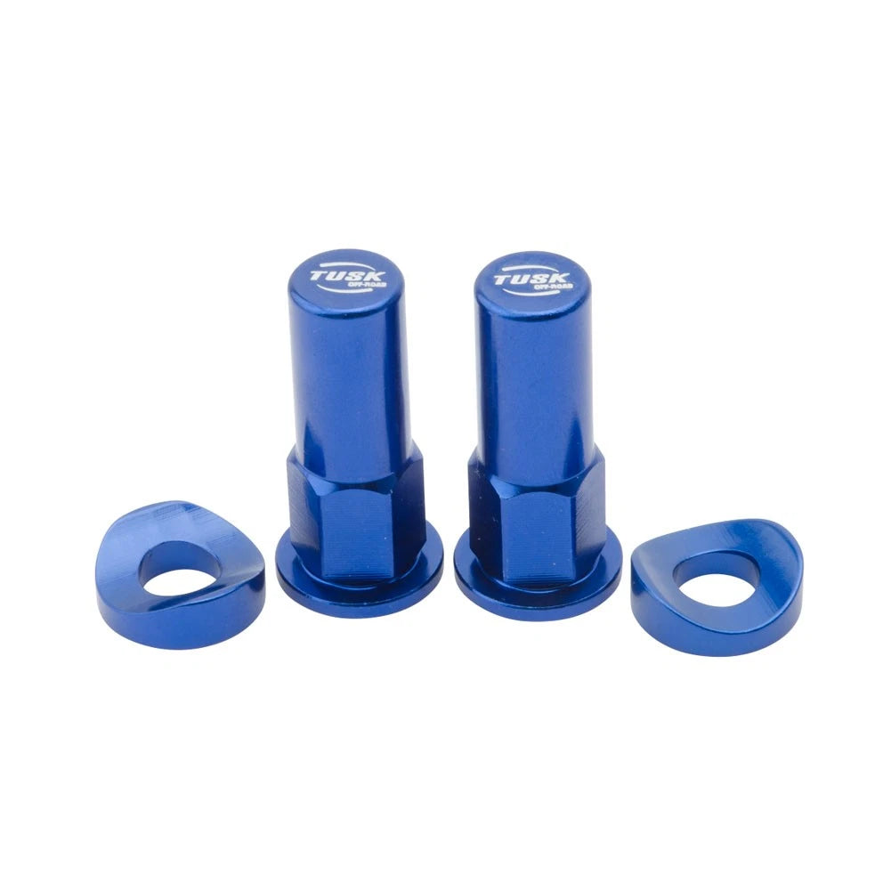 Set of 2 Rim Lock Nut Spacer Kit Blue for Husaberg FX600E (1997–1999) 19-9368-BLU