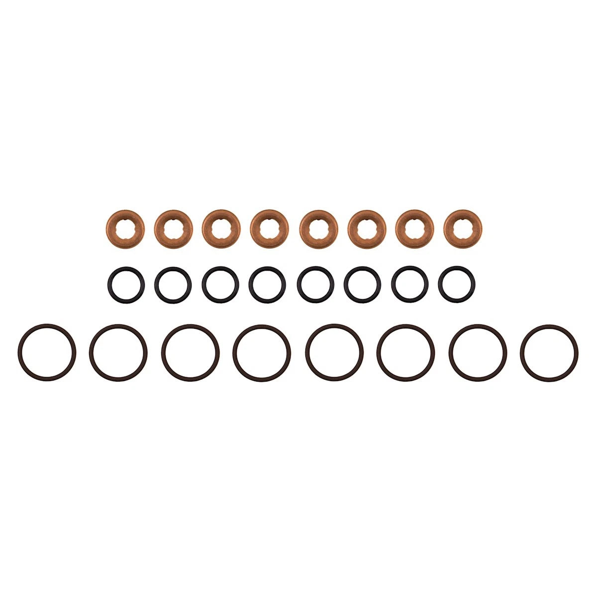 Set of 4 Fuel Injector Seals for Chevy Express Van 2004–2010 (ES 73178, GS33505A)
