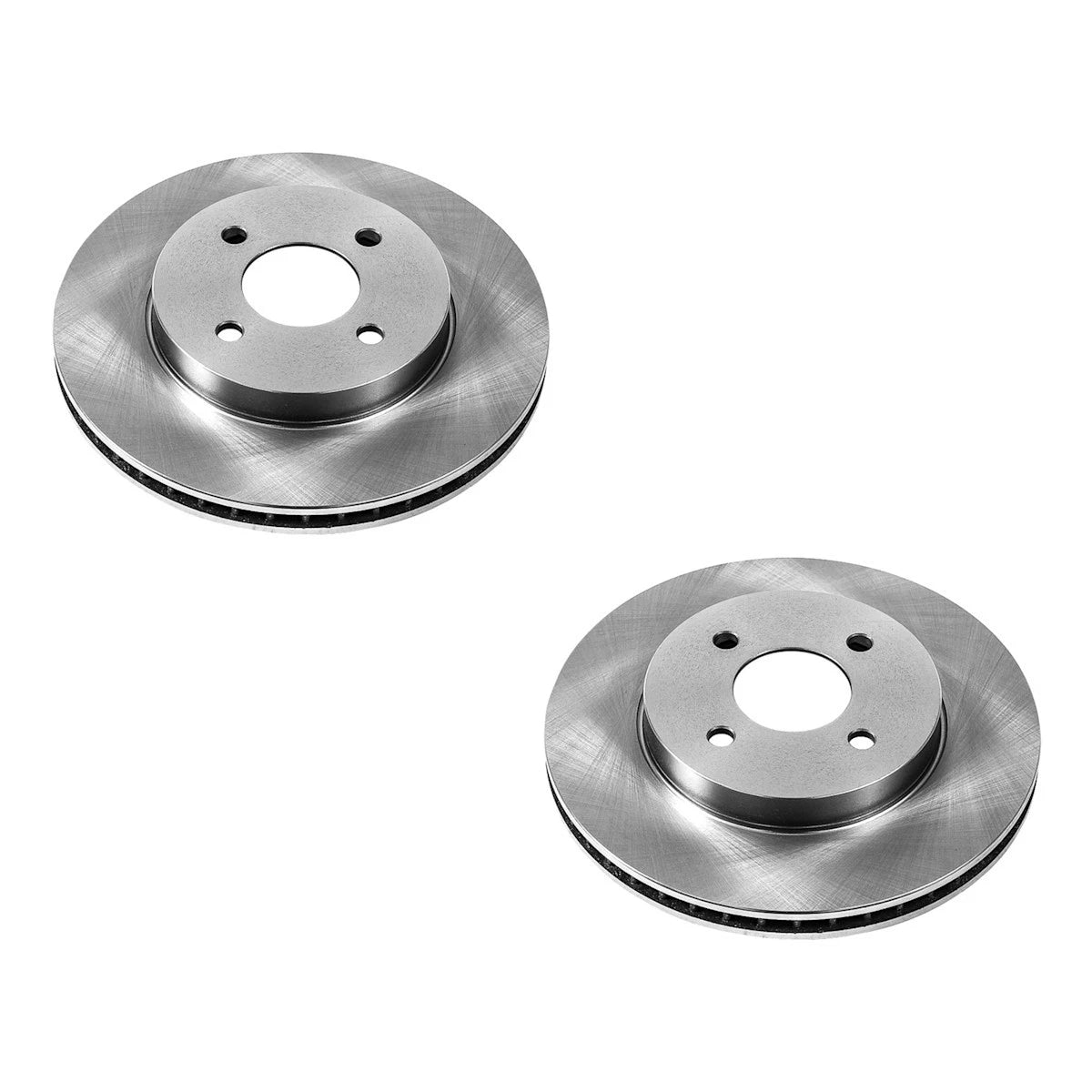 Set of 2 Powerstop Brake Discs Front for Nissan Versa Note (2012–2019)