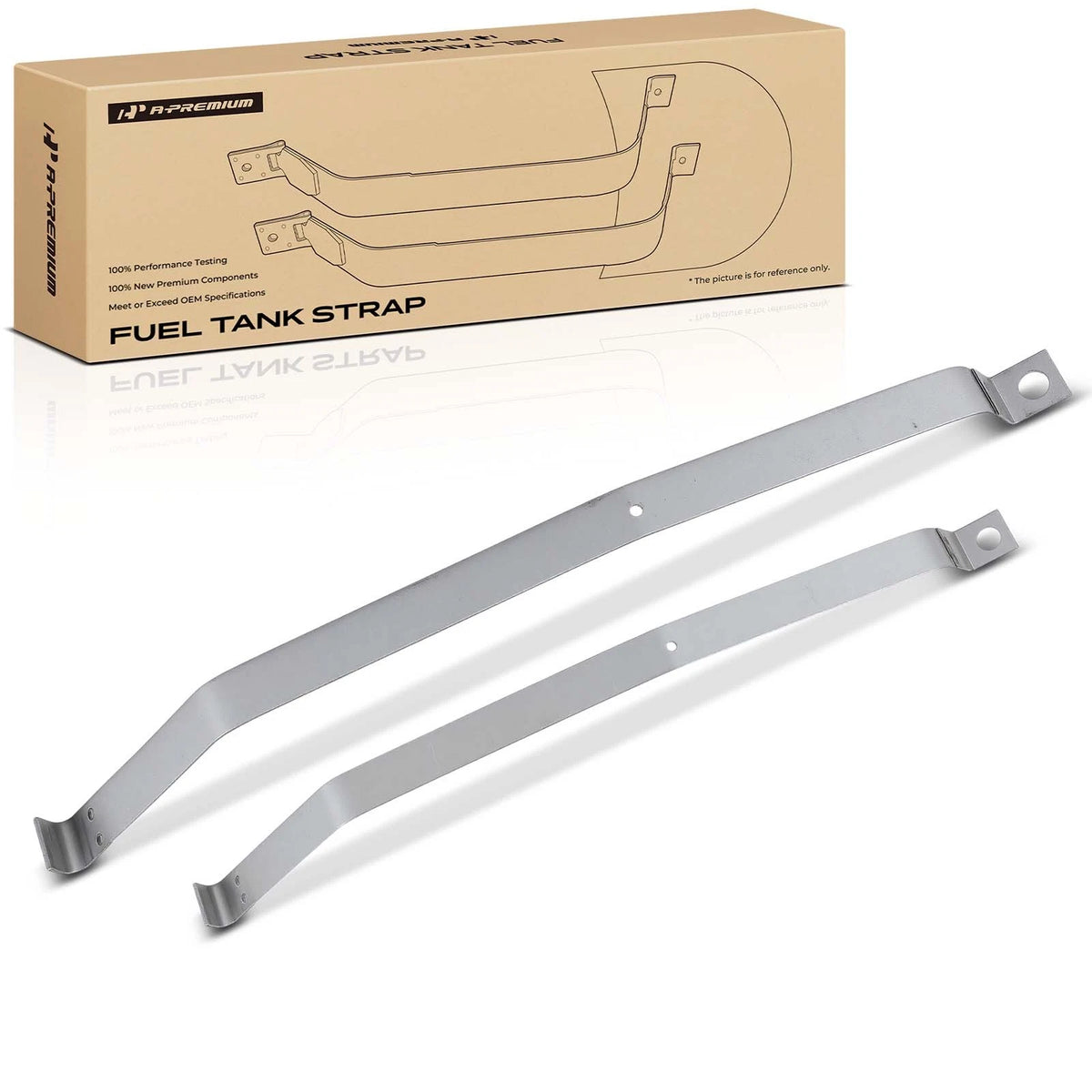 2X Steel Fuel Tank Straps for Ford Thunderbird (ST110)