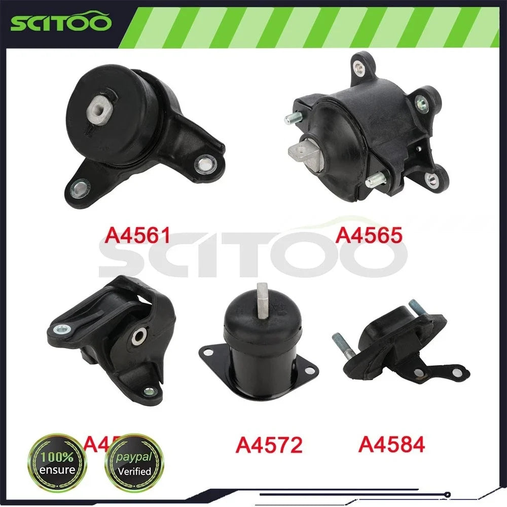 5X Engine Motor Trans Mounts for Honda Accord Acura TSX (2008–2011)