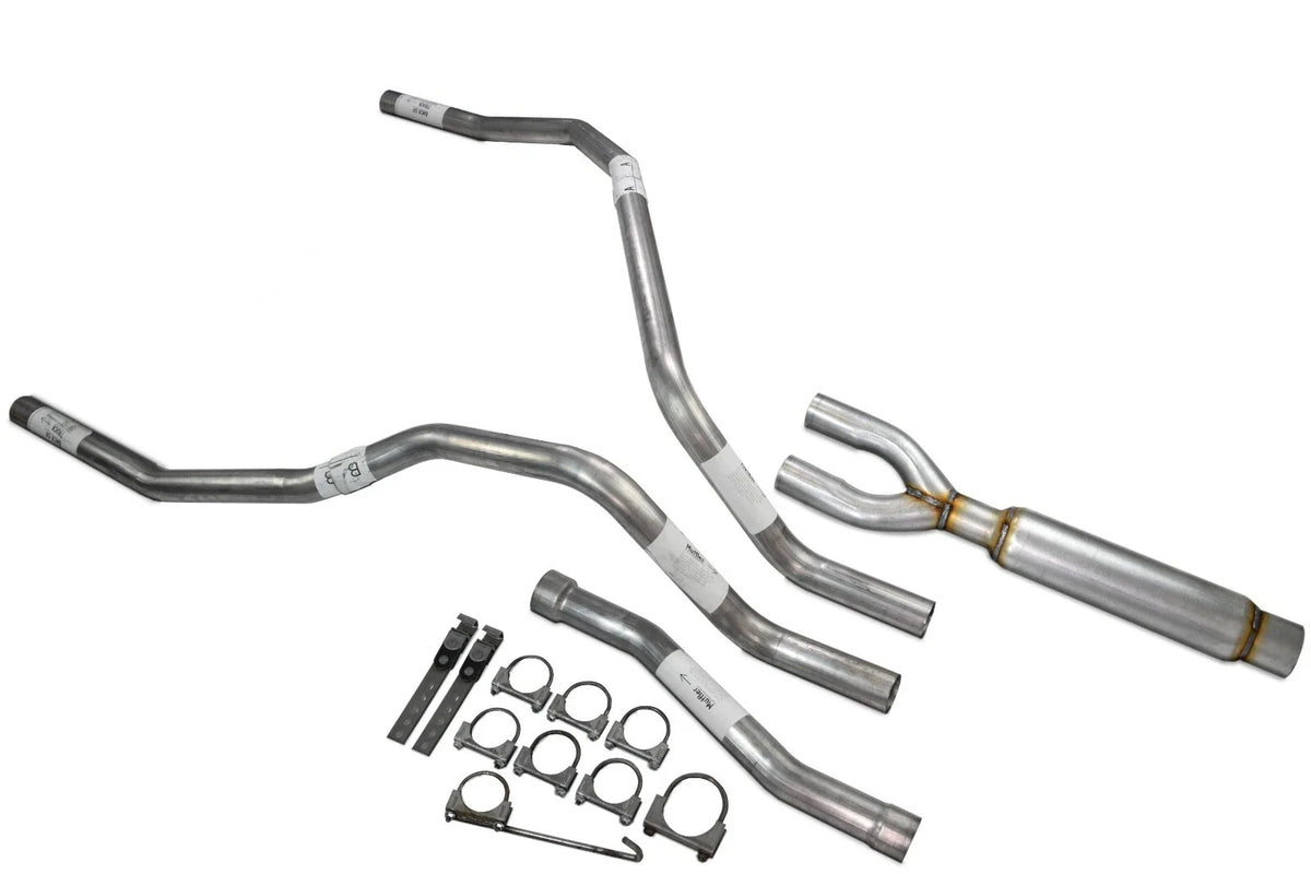 Dual Exhaust Glasspack 2.5" for Nissan Titan (2004–2006)