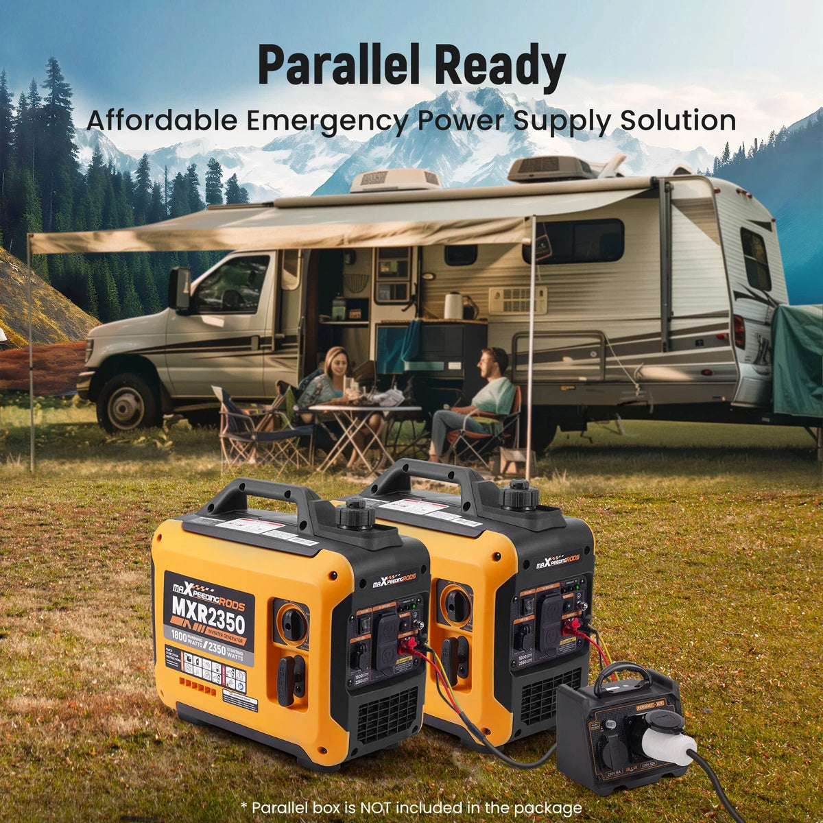 Portable Gasoline Inverter Generator 2350W for Outdoor Use