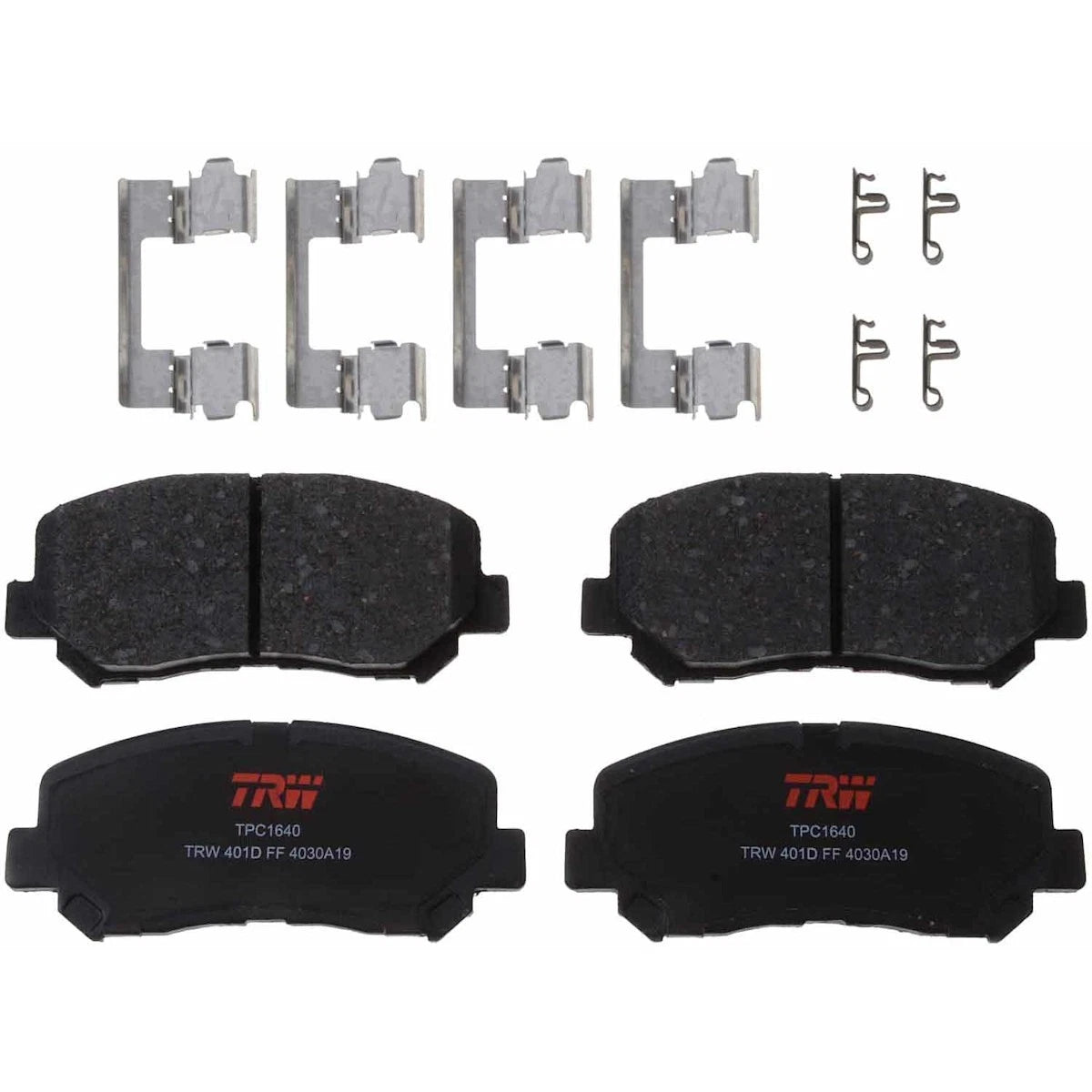 2X TXC1640 Brake Pad Set Front for Dodge Dart (2013)