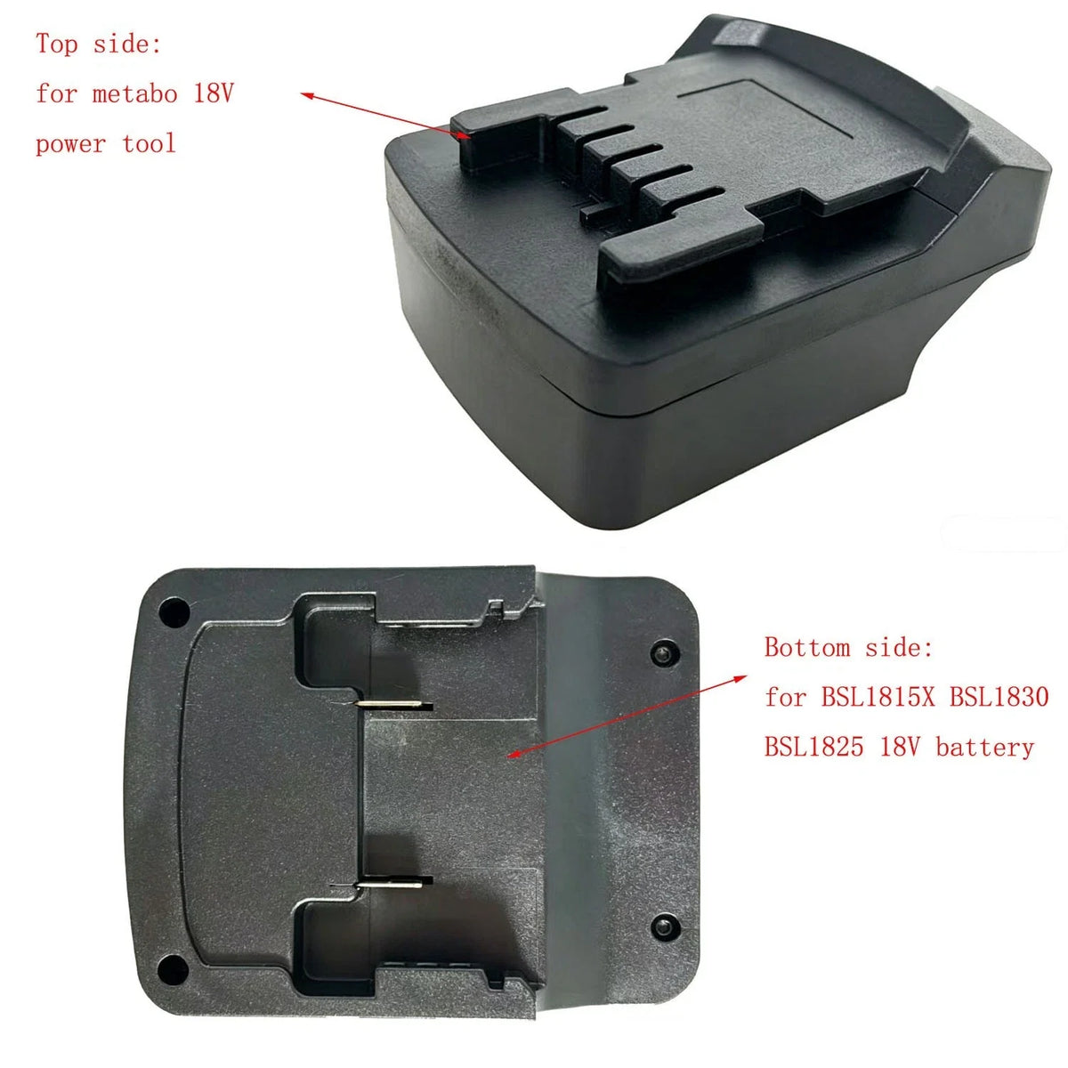Adapter for BSL1815X BSL1830 Batteries to LiHD18V Tools