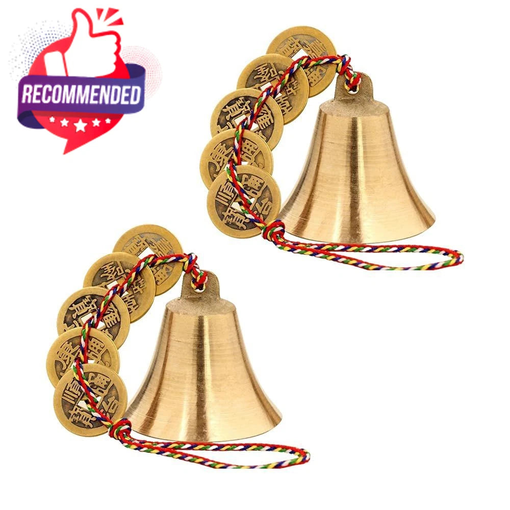 2X Feng Shui Bell for Wealth and Success