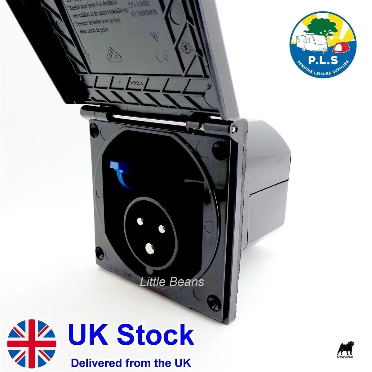 Powerpart 230V Mains Hook Up Inlet Socket for VW Motorhome (PO140)