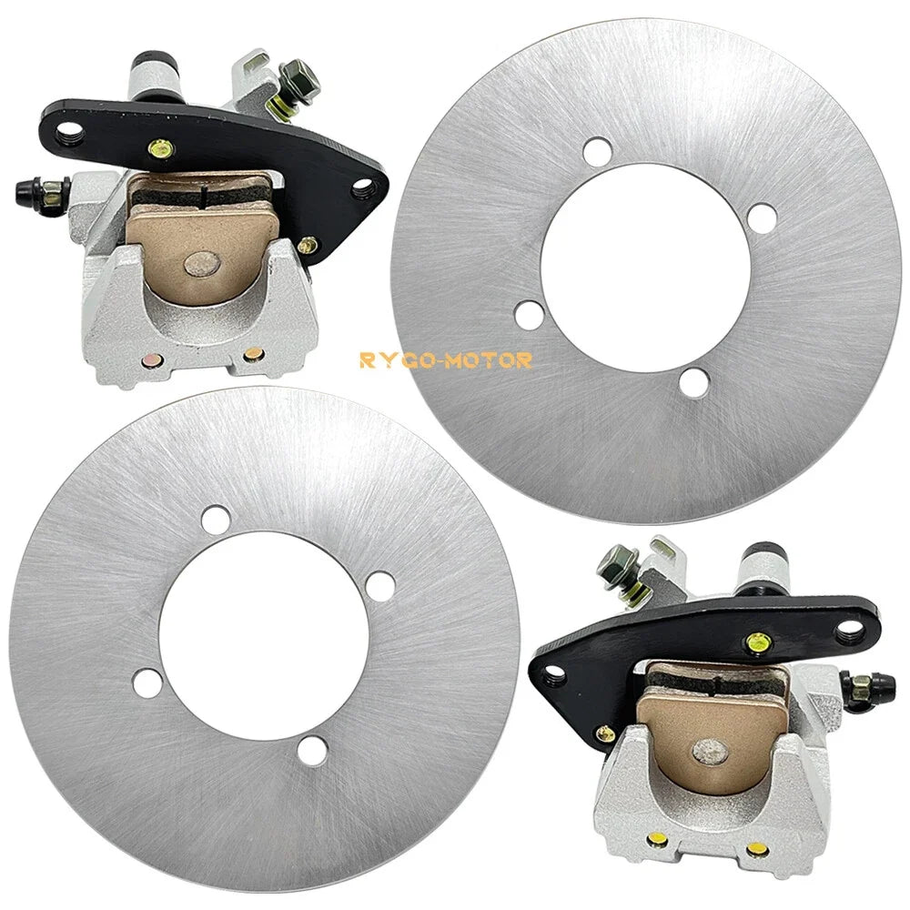 Front Brake Calipers & Disc Rotor for Suzuki Eiger 400, Vinson 500 (2002–2008)