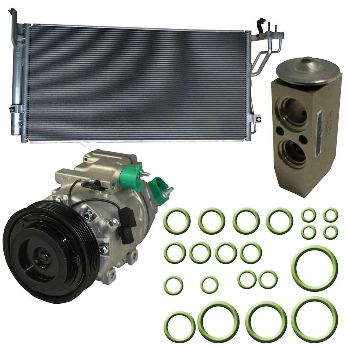 A/C Compressor with Clutch for Kia Amanti (2007) 9641667A, 3696, 303512