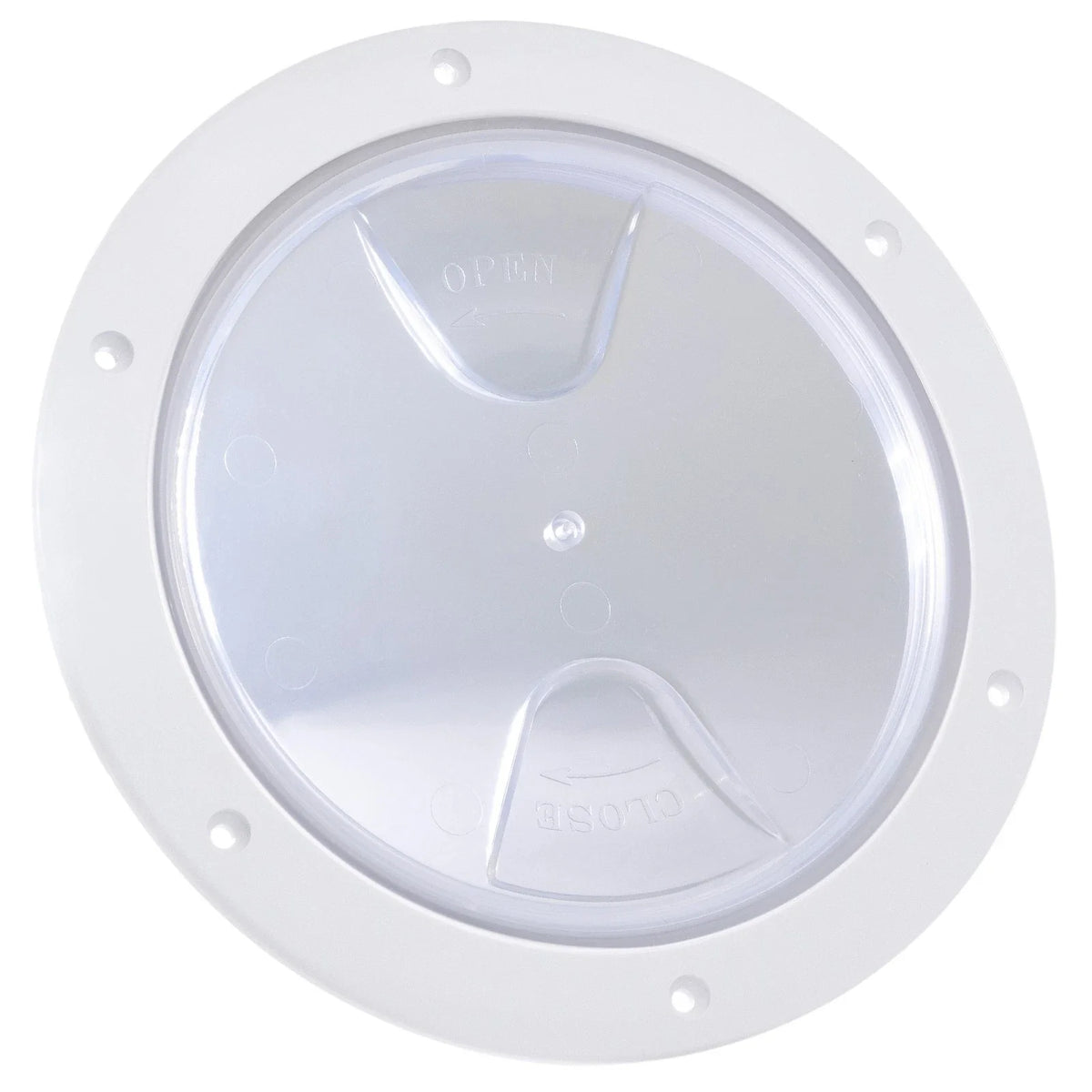 4" Round Inspection Deck Plate with Clear Lid for Marine Access Hatch