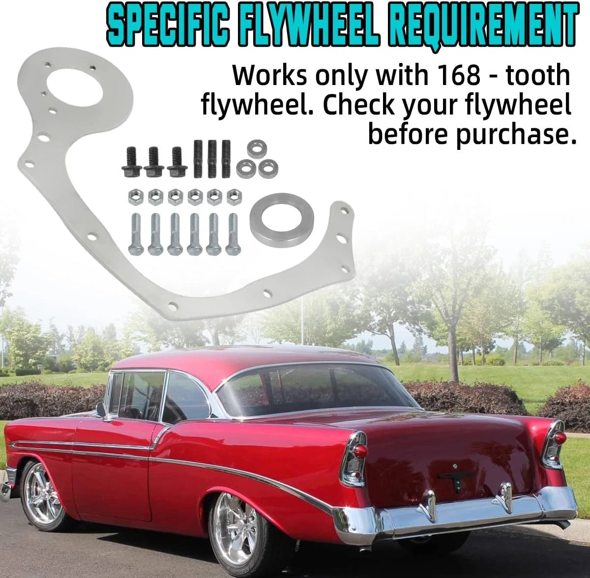 Starter Plate for Chevy (1955–1956) GM #3965589
