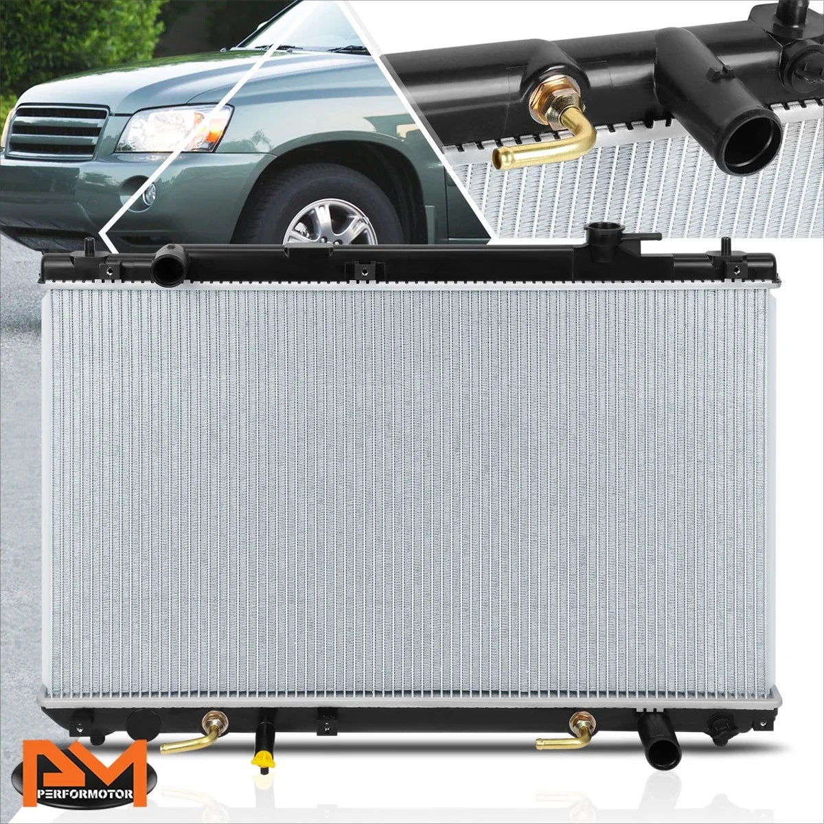 Aluminum Core Cooling Radiator for Toyota Highlander (2001–2007) DPI-2453