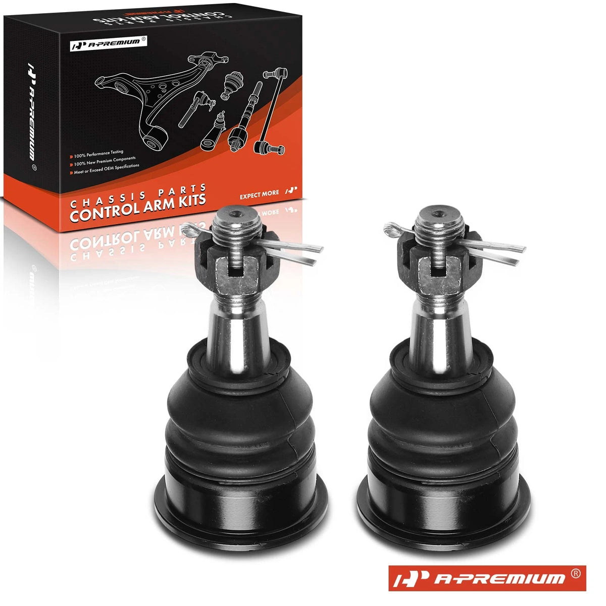 2X Front Lower Side Ball Joint for Scion FR-S (2013–2016) Subaru BRZ (2013–2017) 20202CA000, 20202CA010, 20206CA000, SU00300354, MS80510
