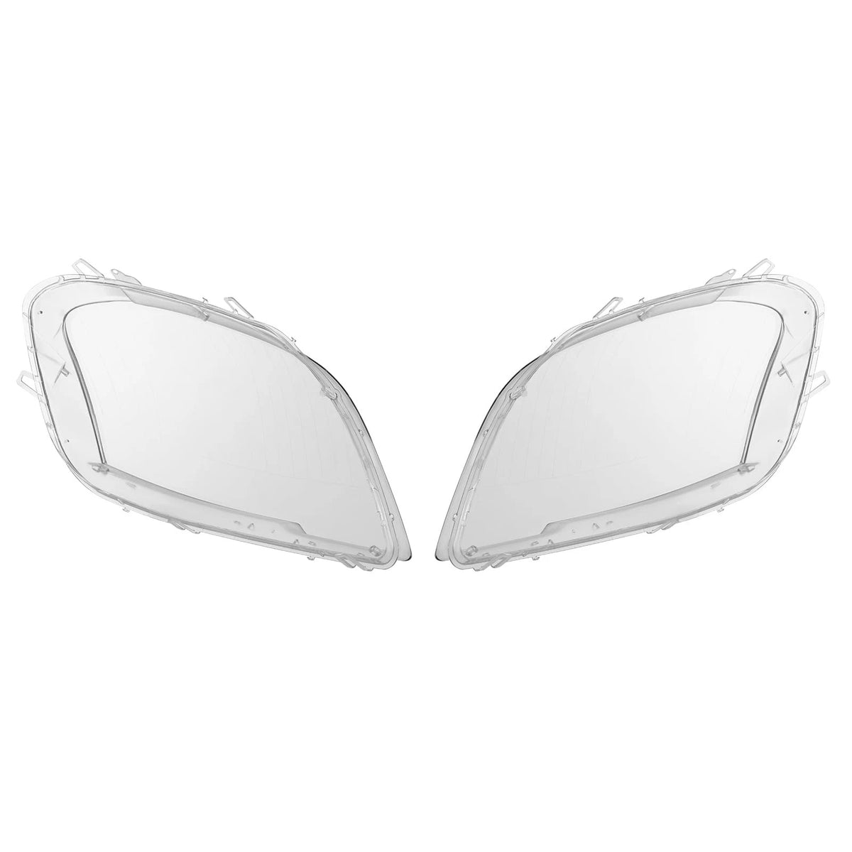 Headlight Lens Cover Set for Mercedes Benz ML Class W164 (2009–2011)