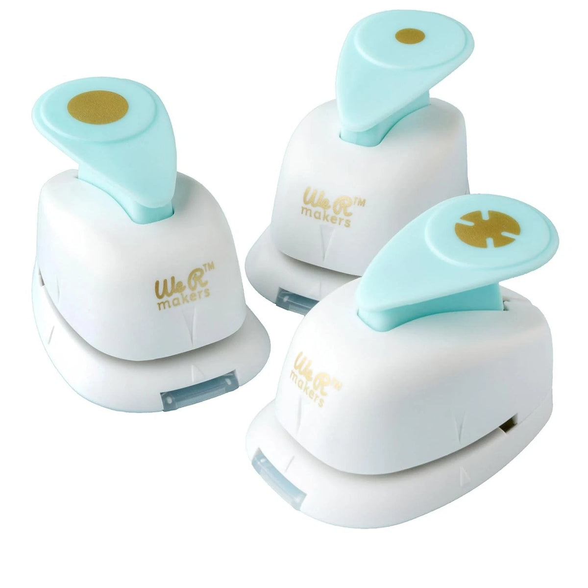 Hinge Punch Set for Crafting (White/Mint)