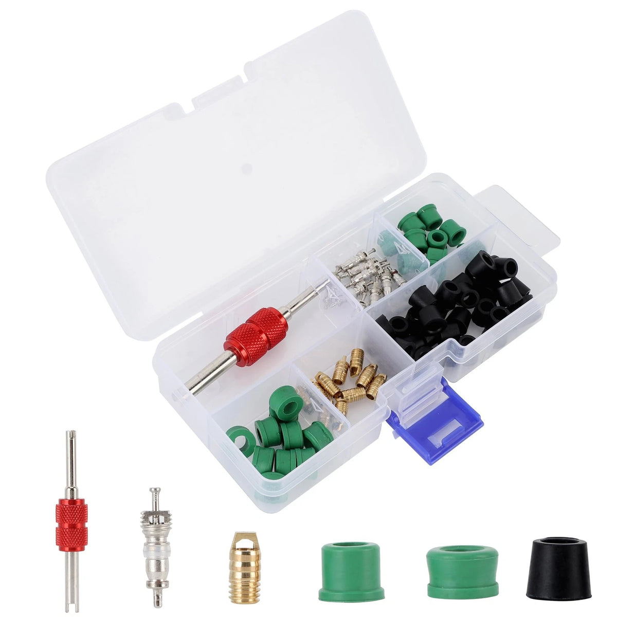 HVAC Hose Gasket Set for Air Conditioning Systems (71 Pieces)