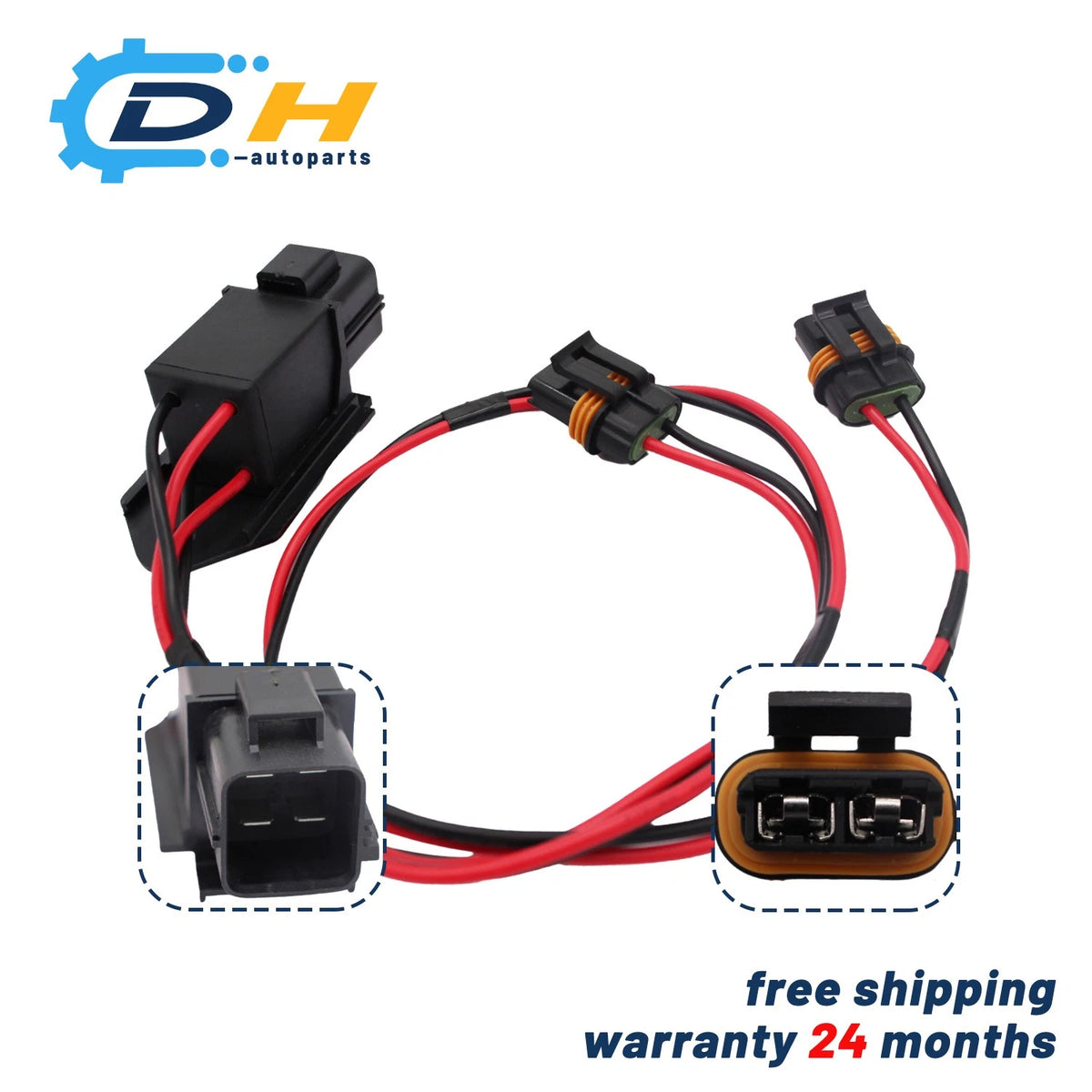 Fan Motor Electrical Cable Kit Connector for Dodge Challenger (2009–2014) 68050137AB