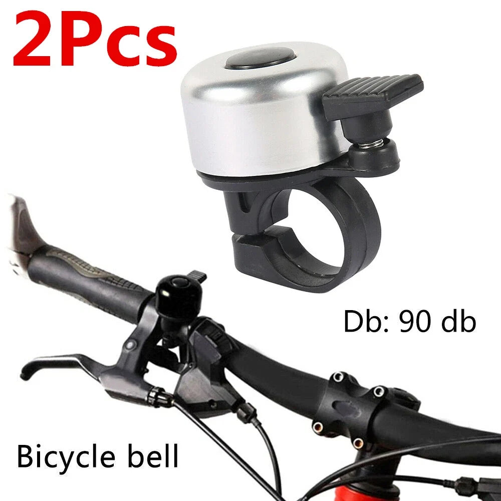 2X Aluminum Alloy Bicycle Bell for Kids MTB Handlebar