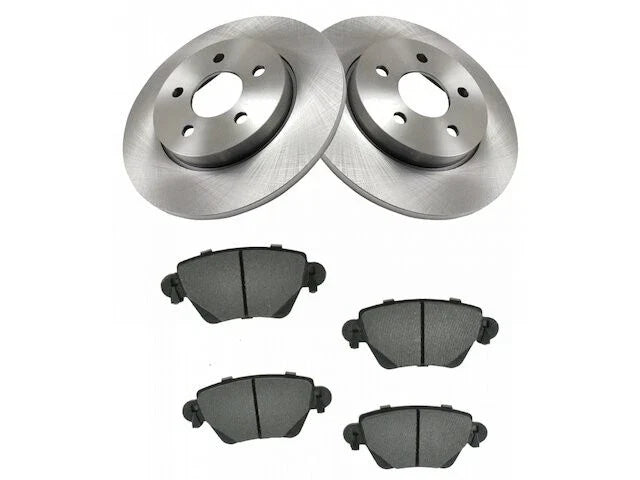 Rear Brake Pad and Rotor Kit for Jaguar X Type (2002–2004) NM637FP