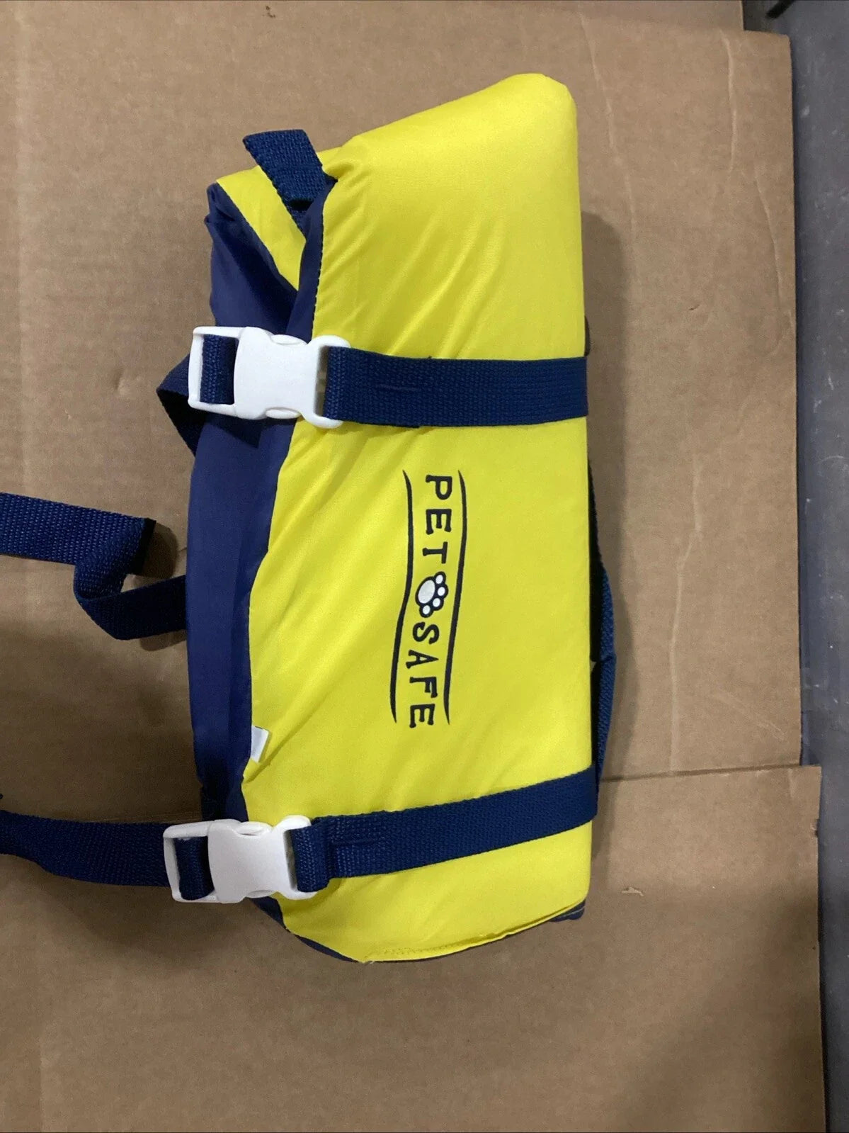Pet Vest for Medium Dogs (6503-7348) - Adjustable Yellow & Blue